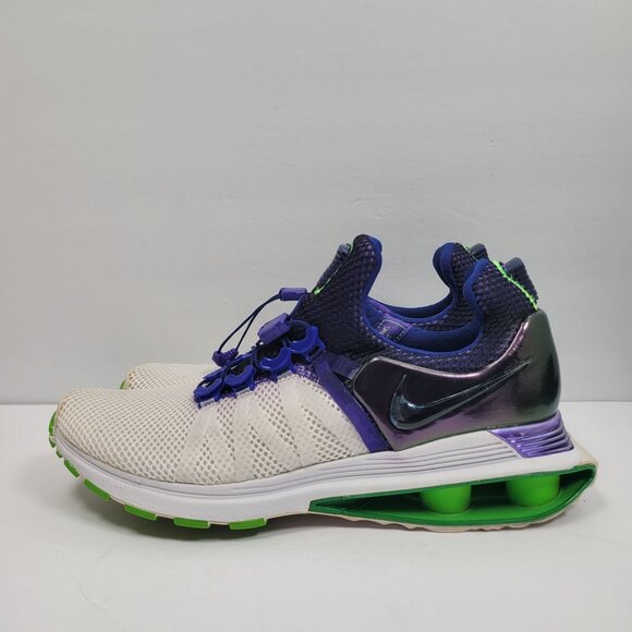 Nike Shox Gravity Women's White Fusion Violet Running Shoes AQ8554-105 US Sz 9.5 - Picture 2 of 8